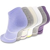 image:imageNew Balance Unisex Adult Performance Cushioned No Show Socks  6 amp 12 Pairs  Moisture WickingLight Blue Assorted 6 Pairs