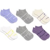 image:imageNew Balance Unisex Adult Performance Cushioned No Show Socks  6 amp 12 Pairs  Moisture WickingLight Blue Assorted 6 Pairs