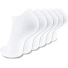 image:imageNew Balance Unisex Adult Performance Cushioned No Show Socks  6 amp 12 Pairs  Moisture WickingWhite 6 Pairs