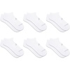 image:imageNew Balance Unisex Adult Performance Cushioned No Show Socks  6 amp 12 Pairs  Moisture WickingWhite 6 Pairs