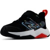 image:imageNew Balance Kids Rave Run V2 Hook and LoopBlackBlast RedTeam Sky Blue