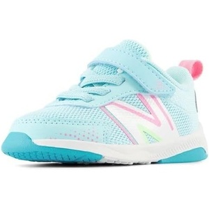 image:imageNew Balance Baby Boys Dynasoft 545 V1 Bungee Lace SneakersBright CyanMint FlashSignal Pink