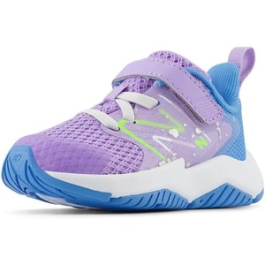 image:imageNew Balance Kids Rave Run V2 Hook and LoopLilac GloSky BluePixel Green