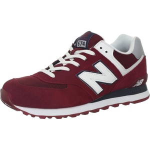 image:imageNew Balance Mens 574 V1 Core SneakersBurgundyBurgundy