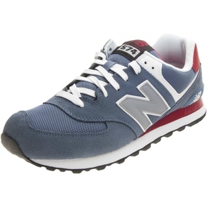 image:imageNew Balance Mens 574 V1 Core SneakersCrater BlueRed