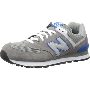 image:imageNew Balance Mens 574 V1 Core SneakersGreyBlueWhite