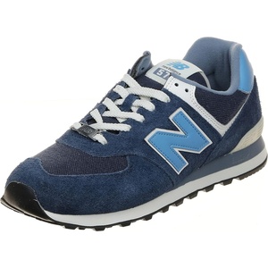 image:imageNew Balance Mens 574 V1 Core SneakersNavyLight Blue