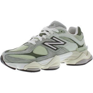 image:imageNew Balance Mens 9060 SneakersOlive GreenWhiteGreen