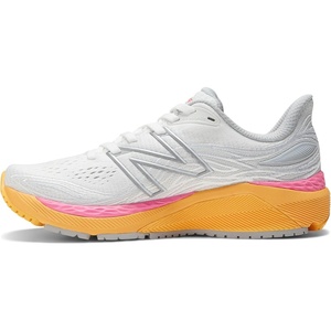 image:imageNew Balance Mens Fresh Foam X 860 V12 Running ShoeWhiteVibrant OrangeVibrant Pink