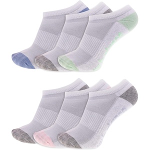 image:imageNew Balance Unisex Adult Performance Cushioned No Show Socks  6 amp 12 Pairs  Moisture WickingWhite Assorted 6 Pairs