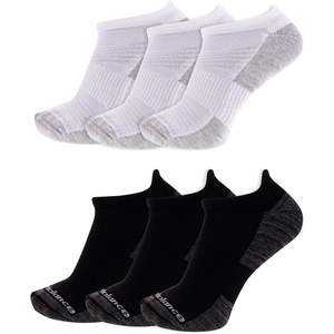 image:imageNew Balance Unisex Adult Performance Cushioned No Show Socks  6 amp 12 Pairs  Moisture WickingWhite Black Assorted Tab 6 Pairs