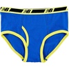 image:imageNew Balance Boys Nonbrushed Jersey Performance Wicking Cotton Brief Underwear 5 PackHiliteSports BallLogo BgTeam RoyalBlack
