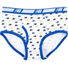 image:imageNew Balance Boys Nonbrushed Jersey Performance Wicking Cotton Brief Underwear 5 PackHiliteSports BallLogo BgTeam RoyalBlack