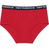 image:imageNew Balance Boys Nonbrushed Jersey Performance Wicking Cotton Brief Underwear 5 PackTeam NavyRaincloudTeam RedGraphite HeatherTeam Navy