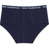 image:imageNew Balance Boys Nonbrushed Jersey Performance Wicking Cotton Brief Underwear 5 PackTeam NavyRaincloudTeam RedGraphite HeatherTeam Navy