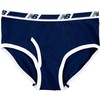 image:imageNew Balance Boys Nonbrushed Jersey Performance Wicking Cotton Brief Underwear 5 PackTeam NavyWhiteWord Blue Team RoyalStripes