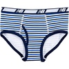 image:imageNew Balance Boys Nonbrushed Jersey Performance Wicking Cotton Brief Underwear 5 PackTeam NavyWhiteWord Blue Team RoyalStripes
