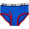 image:imageNew Balance Boys Nonbrushed Jersey Performance Wicking Cotton Brief Underwear 5 PackTeam RoyalShoes RedTeam RedStripesWhite