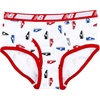 image:imageNew Balance Boys Nonbrushed Jersey Performance Wicking Cotton Brief Underwear 5 PackTeam RoyalShoes RedTeam RedStripesWhite