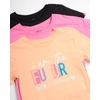 image:imageNew Balance Girls Athletic Shirts  3 Pack Active Performance Girls Shirts  Crew Neck Graphic Short Sleeve Tee Athletic TopMangoBlackPink