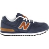 image:imageNew Balance Kids 574 Newb V2 Familiar Ground Hook and Loop SneakerNavyBrown
