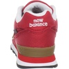 image:imageNew Balance Kids 574 Newb V2 Familiar Ground Hook and Loop SneakerRedBrown