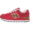 image:imageNew Balance Kids 574 Newb V2 Familiar Ground Hook and Loop SneakerRedBrown
