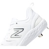 image:imageNew Balance Mens Fresh Foam X 3000 V6 Metal Baseball Shoe WhiteWhite 14 M