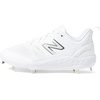 image:imageNew Balance Mens Fresh Foam X 3000 V6 Metal Baseball Shoe WhiteWhite 14 M