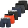 image:imageNew Balance Mens Performance Boxer Briefs Moisture Wicking Lightweight Breathable Underwear Tagless Assorted 6 Pack Small BlkNvyOrngBlkNvyArct