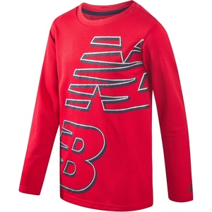 image:imageNew Balance Boys Long Sleeve Shirts  Waffle Knit Long Sleeve Boys Thermal Shirt Athletic Performance Base Layer Kids 820Red