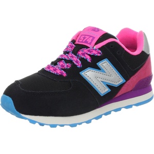 image:imageNew Balance Kids 574 Newb V2 Familiar Ground Hook and Loop SneakerBlackPink