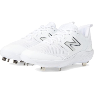image:imageNew Balance Mens Fresh Foam X 3000 V6 Metal Baseball Shoe WhiteWhite 14 M