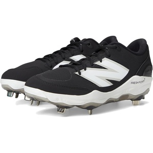 image:imageNew Balance Mens Fresh Foam X 3000 V7 Baseball Shoe Black SyntheticWhite 75 M