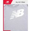 image:imageNew Balance Boys Shirts  Short Sleeve Cotton Graphic Tee Shirts for Teens  Youth Kids Boys Athletic ShirtsGrey Heather