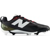 image:imageNew Balance Mens Burnx5 Lacrosse CleatsBlackWhiteTeam Red