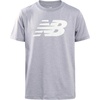 image:imageNew Balance Boys Shirts  Short Sleeve Cotton Graphic Tee Shirts for Teens  Youth Kids Boys Athletic ShirtsGrey Heather