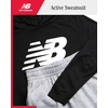image:imageNew Balance Boys Active Sweatsuit  2 Piece Waffle Knit Hoodie Sweatshirt and Athletic Jogger Sweatpants Set for BoysBlack