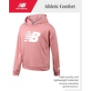 image:imageNew Balance Girls Leggings Set  2 Piece Pullover Girls Hoodie Sweatshirt amp Athletic Leggings Kids Activewear Outfit 712Pink Moon