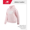 image:imageNew Balance Girls Leggings Set  2 Piece Pullover Girls Hoodie Sweatshirt amp Athletic Leggings Kids Activewear Outfit 712Rose Sugar Grey