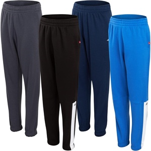 image:imageNew Balance Boys Sweatpants  4 Pack Active Performance Fleece Boys Joggers with Elastic Waistband  Athletic Pants for KidsJet BlackBlue