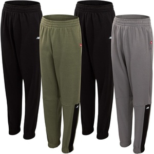 image:imageNew Balance Boys Sweatpants  4 Pack Active Performance Fleece Boys Joggers with Elastic Waistband  Athletic Pants for KidsOlive GreenGrey