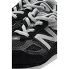 image:imageNew Balance Kids 990 V6 Laceup SneakerBlackSilverSilver