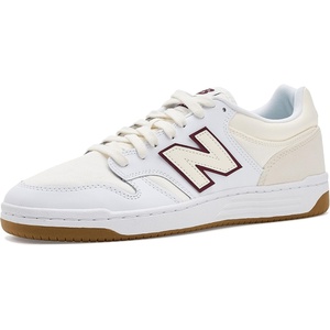 image:imageNew Balance Mens 480 V1 SneakersSea SaltClassic Crimson