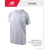 image:imageNew Balance Boys Athletic Shirts 2 Pack Performance Short Sleeve T Shirts  Crew Neck Regular Fit Lightweight and Breathable Activewear for School Sports or Everyday PlayLight Grey  Black