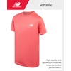 image:imageNew Balance Boys Athletic Shirts 2 Pack Performance Short Sleeve T Shirts  Crew Neck Regular Fit Lightweight and Breathable Activewear for School Sports or Everyday PlayDrift Red Castlerock
