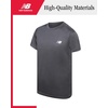 image:imageNew Balance Boys Athletic Shirts 2 Pack Performance Short Sleeve T Shirts  Crew Neck Regular Fit Lightweight and Breathable Activewear for School Sports or Everyday PlayDrift Red Castlerock