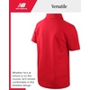 image:imageNew Balance Boys Polo Shirt 2 Pack Dry Fit Performance Golf Shirts for Boys  Short Sleeve with a Classic TwoButton Collar Built for Active Play Comfortable for School Sports or Everyday WearBlackRed