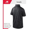 image:imageNew Balance Boys Polo Shirt 2 Pack Dry Fit Performance Golf Shirts for Boys  Short Sleeve with a Classic TwoButton Collar Built for Active Play Comfortable for School Sports or Everyday WearBlack CamoWhite Camo