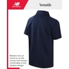 image:imageNew Balance Boys Polo Shirt 2 Pack Dry Fit Performance Golf Shirts for Boys  Short Sleeve with a Classic TwoButton Collar Built for Active Play Comfortable for School Sports or Everyday WearNavyPink